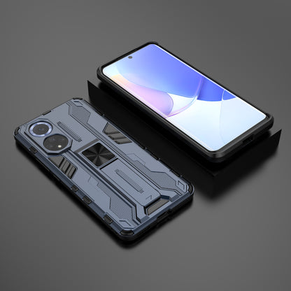 For Huawei nova 9 Soft TPU Hard PC Kickstand Phone Case Protective Cover
