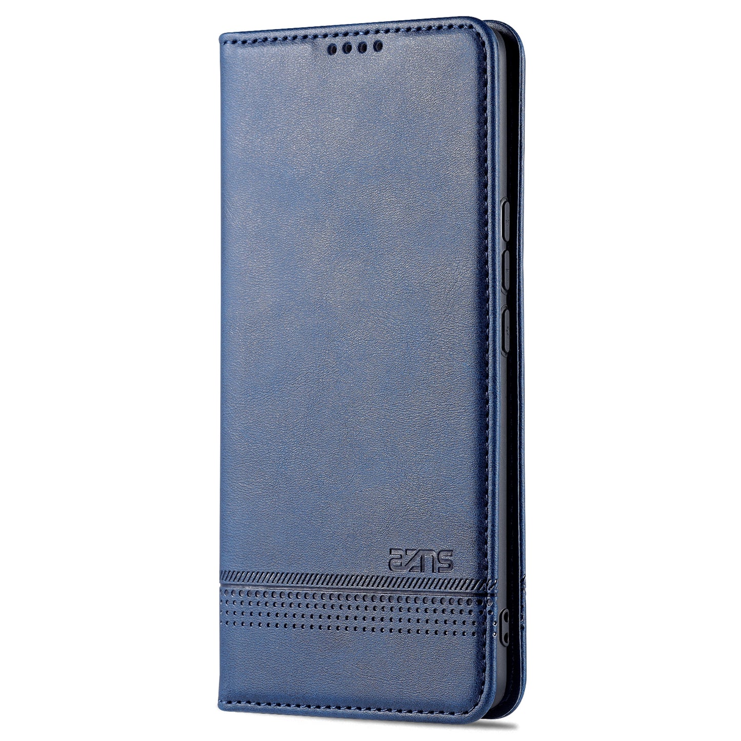 AZNS PU Leather + TPU Wallet Flip Case Magnetic Absorption Folding Stand Protective Cover for Honor 60 Pro