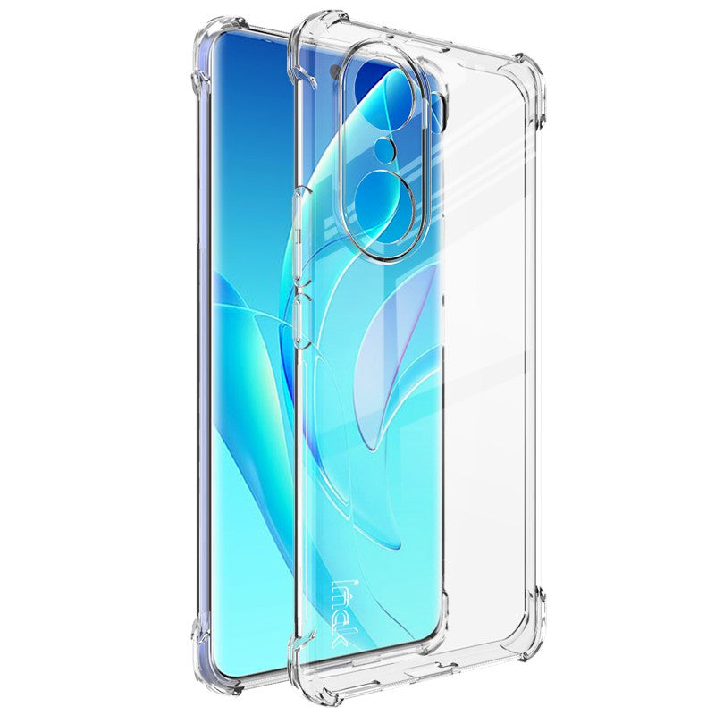 IMAK For Honor 60 Pro 5G Enhanced Four Corners Anti-drop Soft TPU Phone Case with Screen Protector