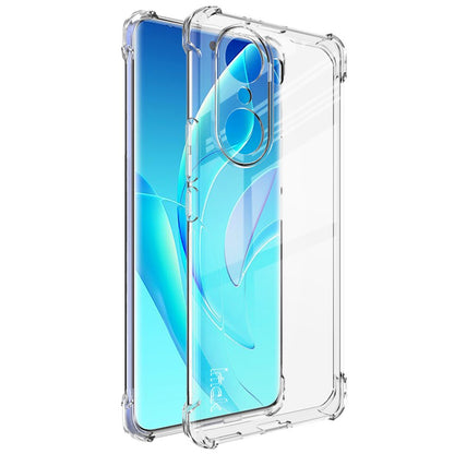 IMAK For Honor 60 Pro 5G Enhanced Four Corners Anti-drop Soft TPU Phone Case with Screen Protector