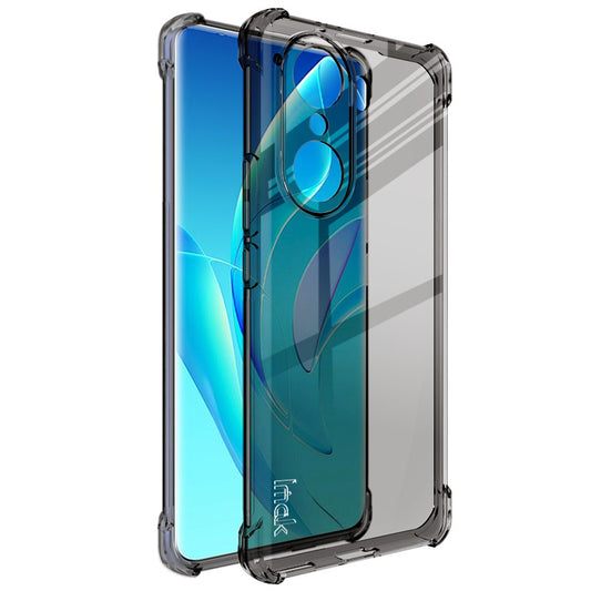 IMAK For Honor 60 Pro 5G Enhanced Four Corners Anti-drop Soft TPU Phone Case with Screen Protector