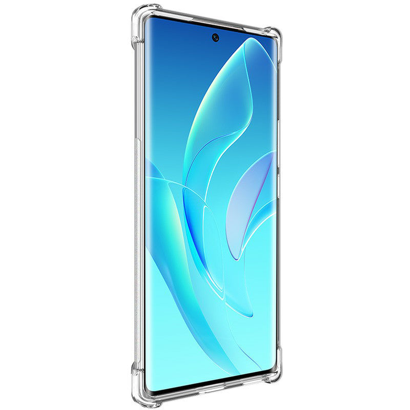 IMAK For Honor 60 5G Four Corner Airbags Anri-scratch TPU Phone Case Cover with Screen Protector