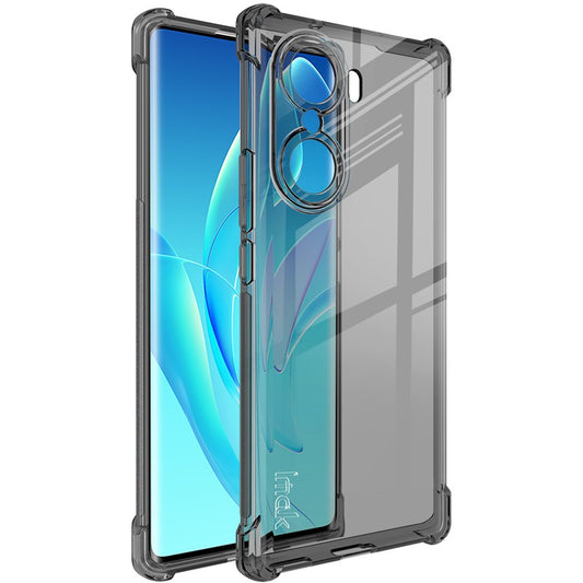IMAK For Honor 60 5G Four Corner Airbags Anri-scratch TPU Phone Case Cover with Screen Protector