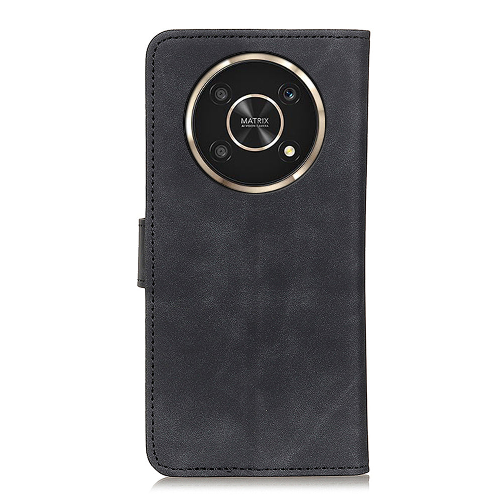 KHAZNEH Vintage PU Leather Case for Honor X30/X9 5G/Magic 4 Lite 5G, Magnetic Closure Wallet Stand Book Style Flip Phone Cover