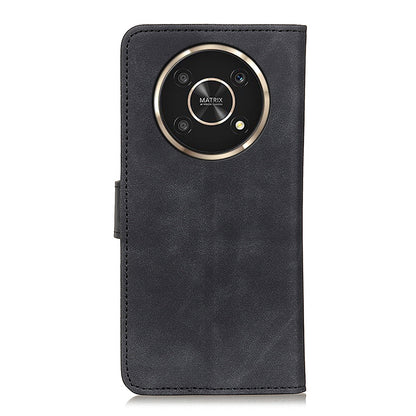 KHAZNEH Vintage PU Leather Case for Honor X30/X9 5G/Magic 4 Lite 5G, Magnetic Closure Wallet Stand Book Style Flip Phone Cover