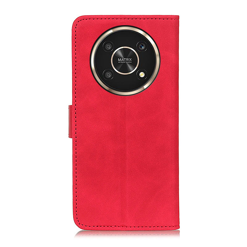 KHAZNEH Vintage PU Leather Case for Honor X30/X9 5G/Magic 4 Lite 5G, Magnetic Closure Wallet Stand Book Style Flip Phone Cover