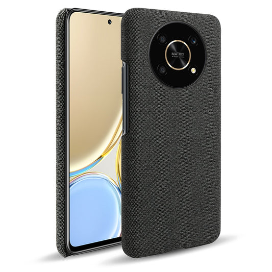 For Honor X30/X9 5G/Magic 4 Lite 5G Solid Color Cloth Coated Phone Case Incomplete Covering Hard PC Protective Cover