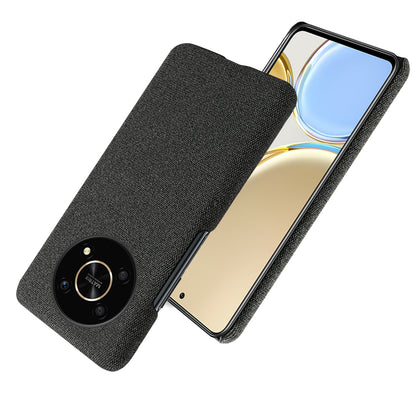 For Honor X30/X9 5G/Magic 4 Lite 5G Solid Color Cloth Coated Phone Case Incomplete Covering Hard PC Protective Cover