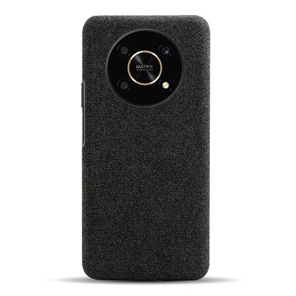 For Honor X30/X9 5G/Magic 4 Lite 5G Solid Color Cloth Coated Phone Case Incomplete Covering Hard PC Protective Cover