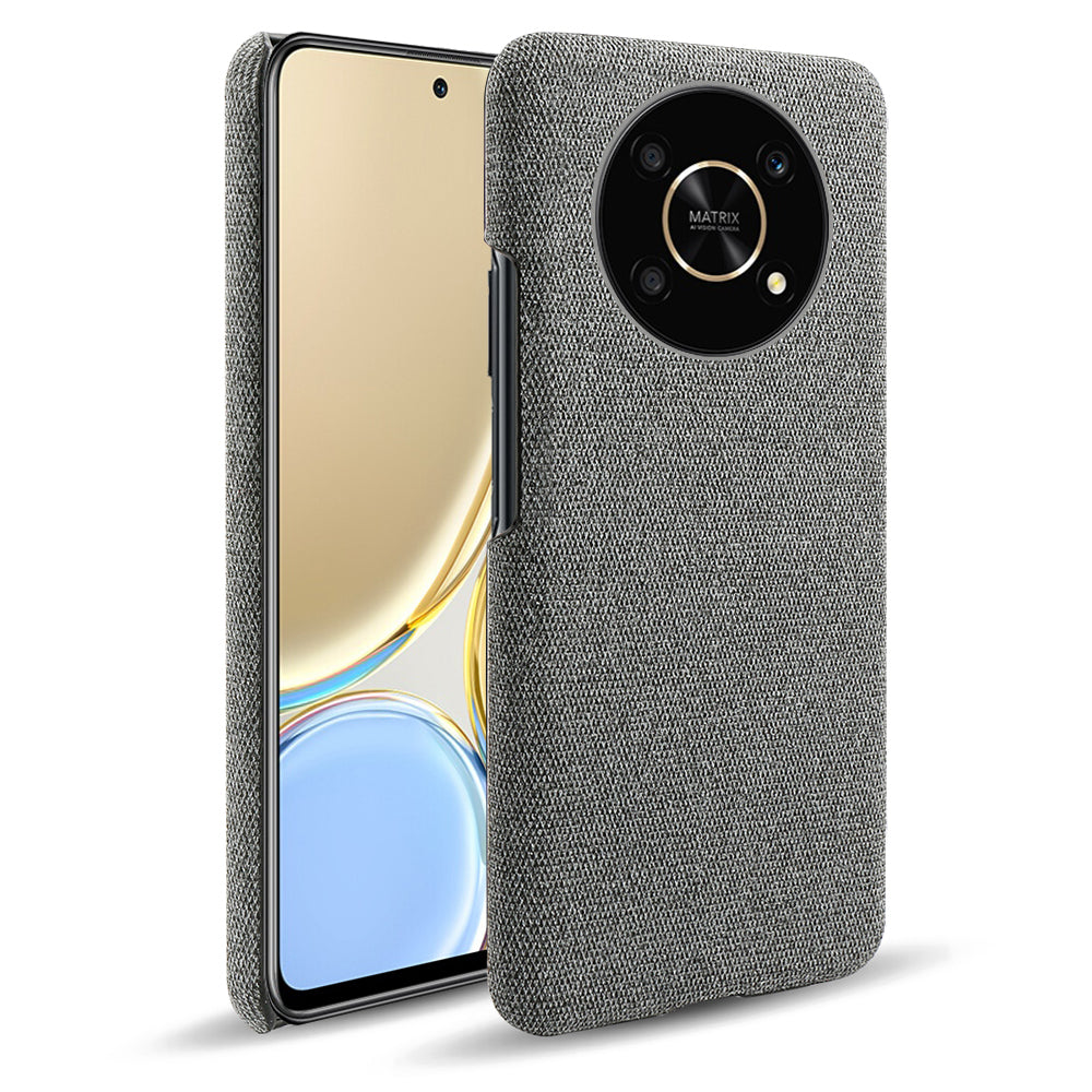 For Honor X30/X9 5G/Magic 4 Lite 5G Solid Color Cloth Coated Phone Case Incomplete Covering Hard PC Protective Cover
