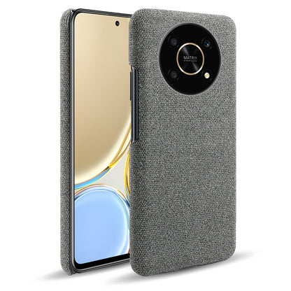 For Honor X30/X9 5G/Magic 4 Lite 5G Solid Color Cloth Coated Phone Case Incomplete Covering Hard PC Protective Cover