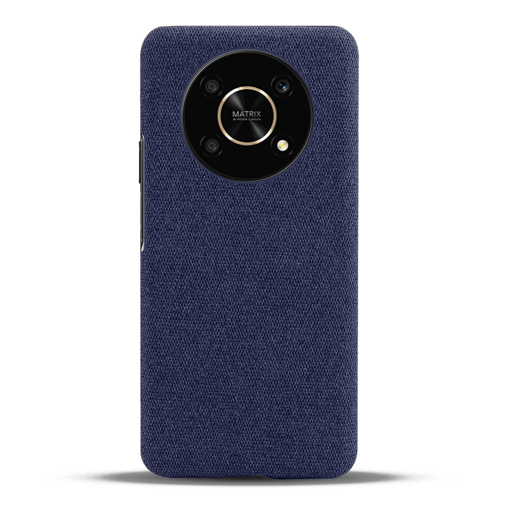 For Honor X30/X9 5G/Magic 4 Lite 5G Solid Color Cloth Coated Phone Case Incomplete Covering Hard PC Protective Cover