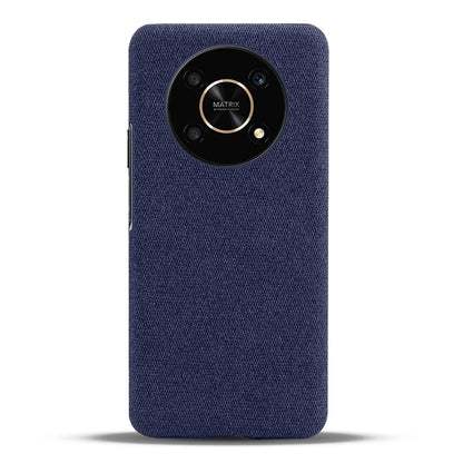 For Honor X30/X9 5G/Magic 4 Lite 5G Solid Color Cloth Coated Phone Case Incomplete Covering Hard PC Protective Cover