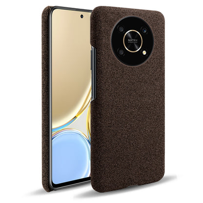 For Honor X30/X9 5G/Magic 4 Lite 5G Solid Color Cloth Coated Phone Case Incomplete Covering Hard PC Protective Cover