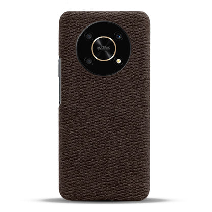 For Honor X30/X9 5G/Magic 4 Lite 5G Solid Color Cloth Coated Phone Case Incomplete Covering Hard PC Protective Cover