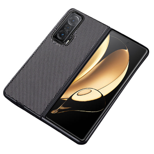 For Honor Magic V Anti-fingerprint Nylon Coating Well-protected Hard PC Phone Case Cover