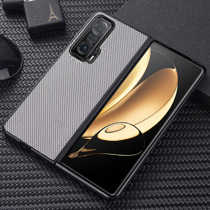 For Honor Magic V Anti-fingerprint Nylon Coating Well-protected Hard PC Phone Case Cover