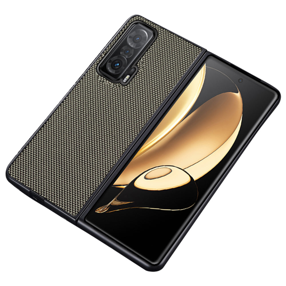For Honor Magic V Anti-fingerprint Nylon Coating Well-protected Hard PC Phone Case Cover