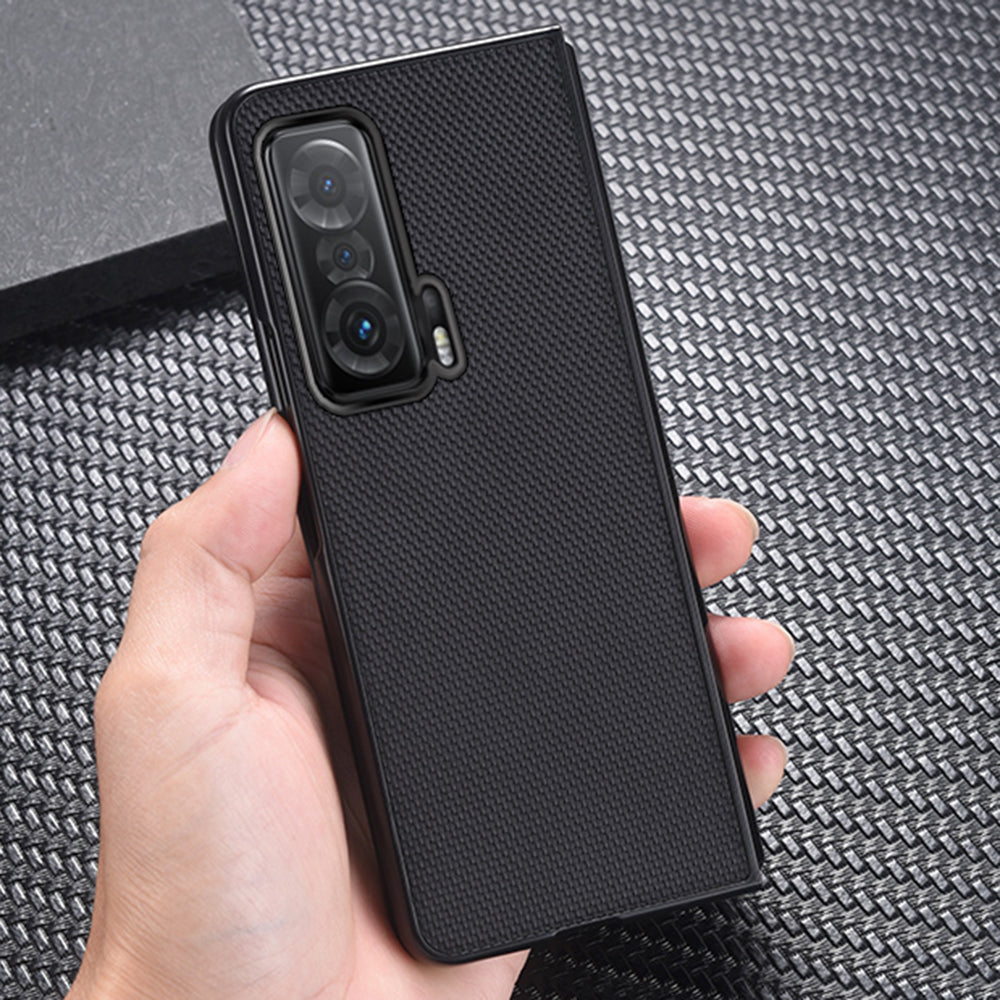 For Honor Magic V Anti-fingerprint Nylon Coating Well-protected Hard PC Phone Case Cover