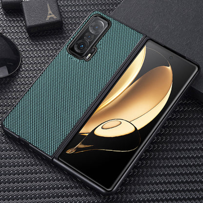 For Honor Magic V Anti-fingerprint Nylon Coating Well-protected Hard PC Phone Case Cover