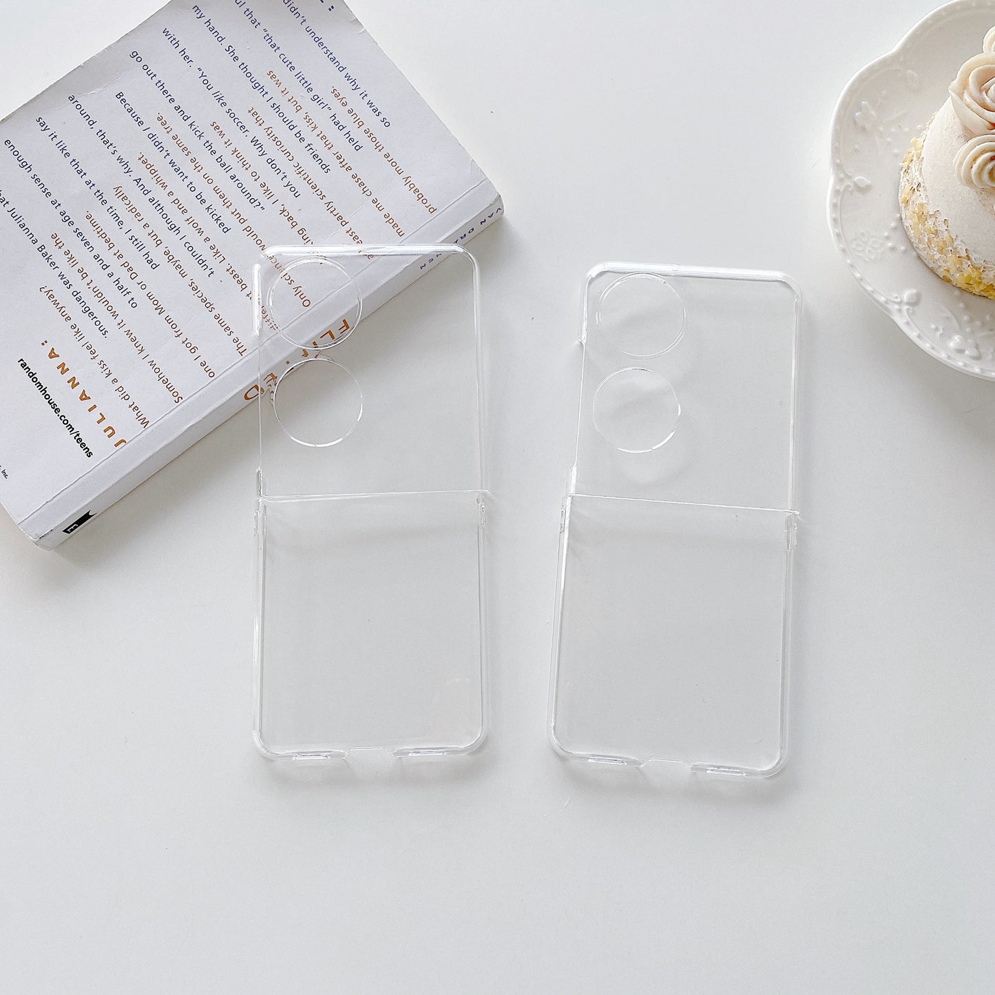 For Huawei P50 Pocket Anti-scratch Transparent Hard PC Cover Folding Phone Case