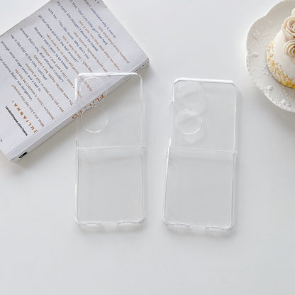 For Huawei P50 Pocket Anti-scratch Transparent Hard PC Cover Folding Phone Case