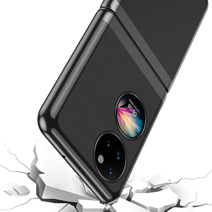For Huawei P50 Pocket Electroplating Hard PC Cover Light Thin Transparent Folding Phone Case