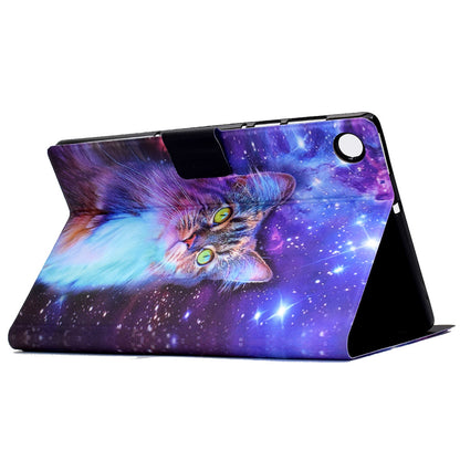 For Huawei MatePad T 10 9.7 inch/T 10S 10.1 inch/Enjoy Tablet 2 10.1 inch/Honor Pad X6 9.7 inch/6 10.1 inch Pattern Printing Leather Case Card Slots Tablet Shell