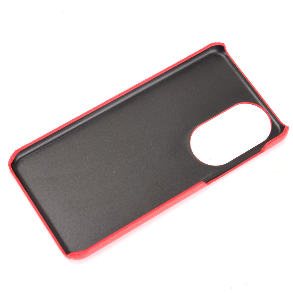 For Huawei P50 Pro Crocodile Texture Phone Case Anti-drop PU Leather Coated PC Protective Cover