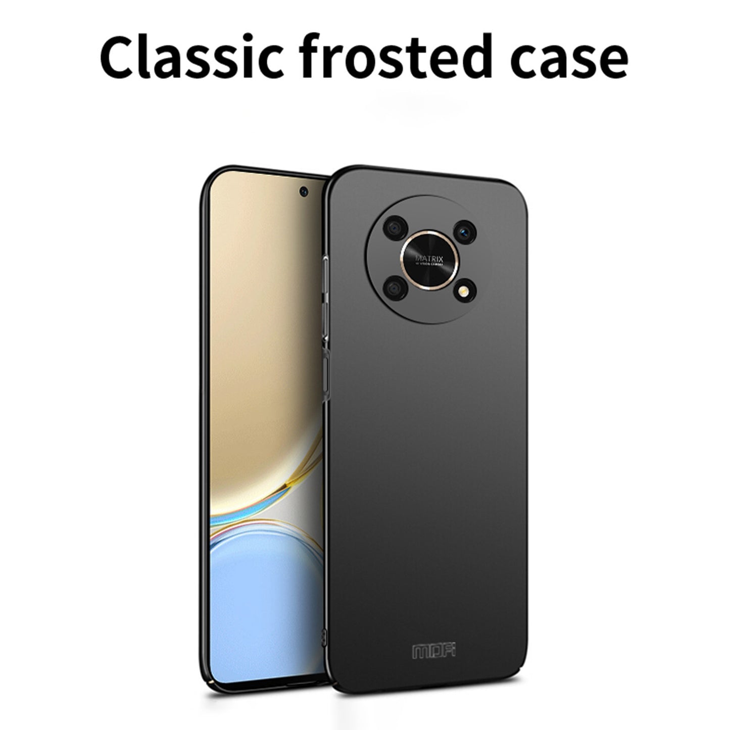 MOFI JK-1 Shield for Honor X30 Phone Case, Silky Touch Hard PC Non-Slip Matte Surface Back Cover