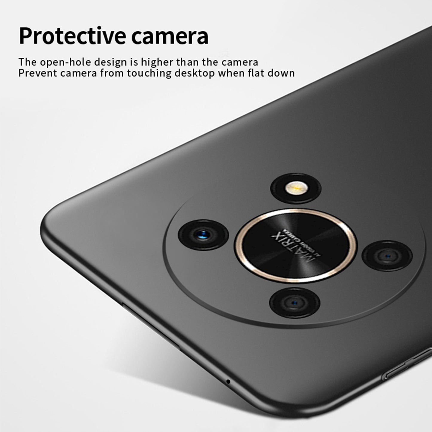 MOFI JK-1 Shield for Honor X30 Phone Case, Silky Touch Hard PC Non-Slip Matte Surface Back Cover