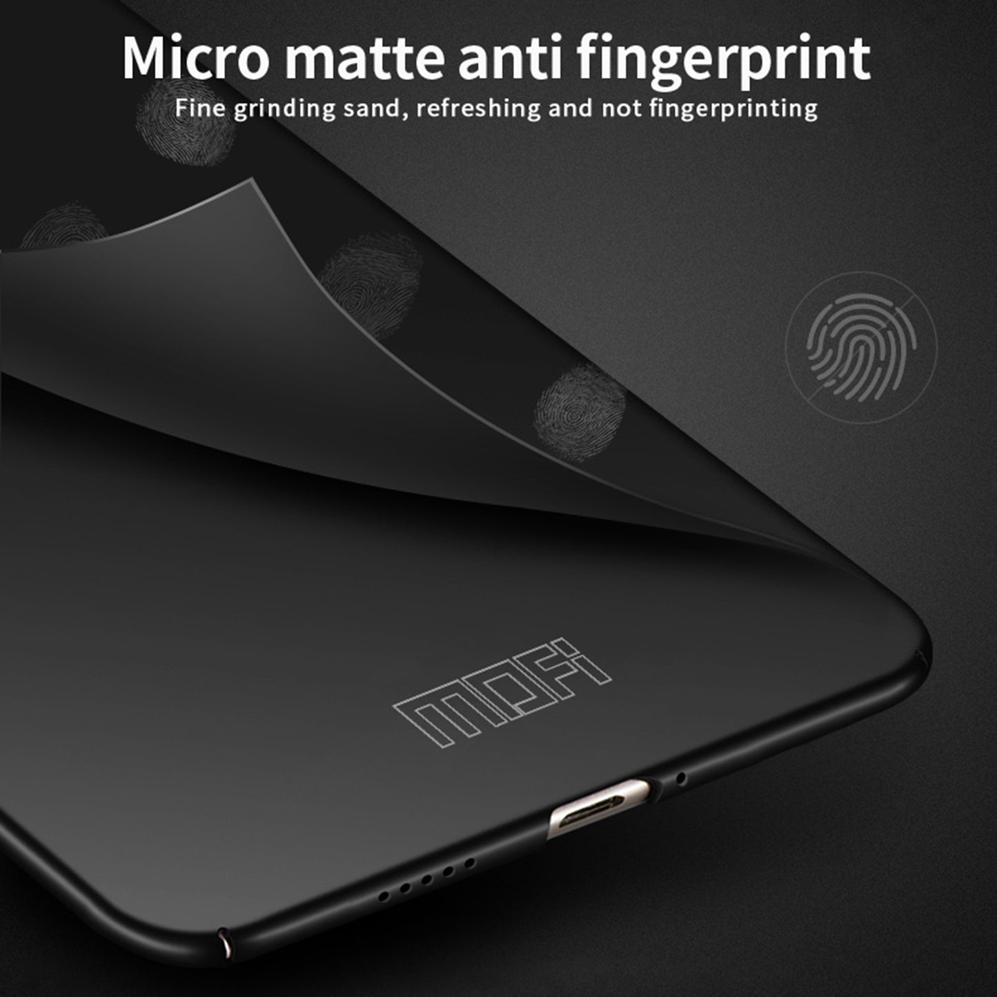 MOFI JK-1 Shield for Honor X30 Phone Case, Silky Touch Hard PC Non-Slip Matte Surface Back Cover