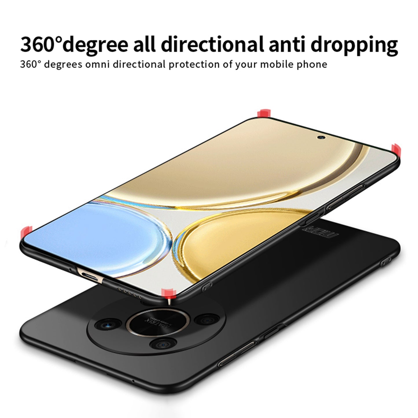 MOFI JK-1 Shield for Honor X30 Phone Case, Silky Touch Hard PC Non-Slip Matte Surface Back Cover