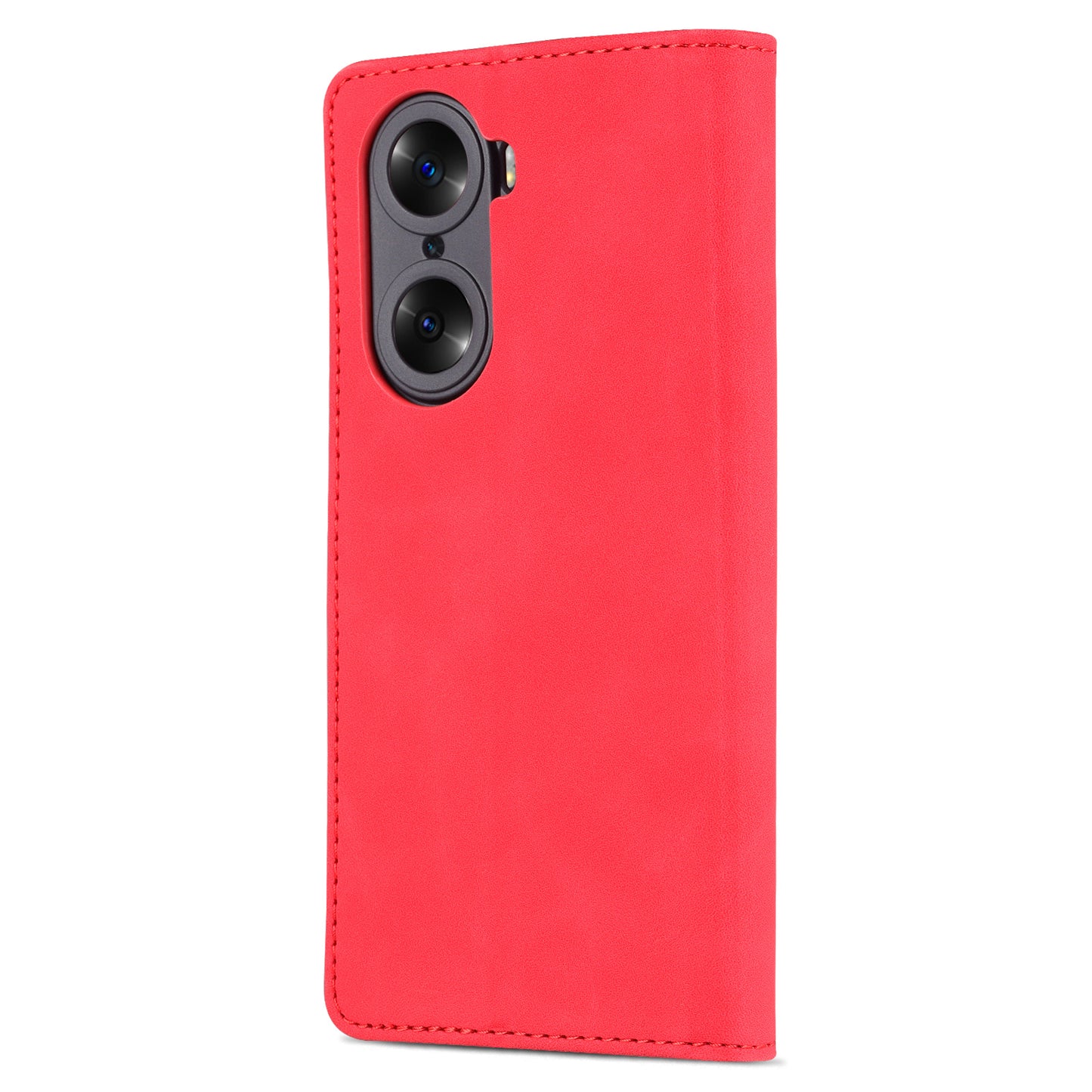 AZNS for Honor 60 Well-protected Anti-fall PU Leather Wallet Stand Mobile Phone Case Cover