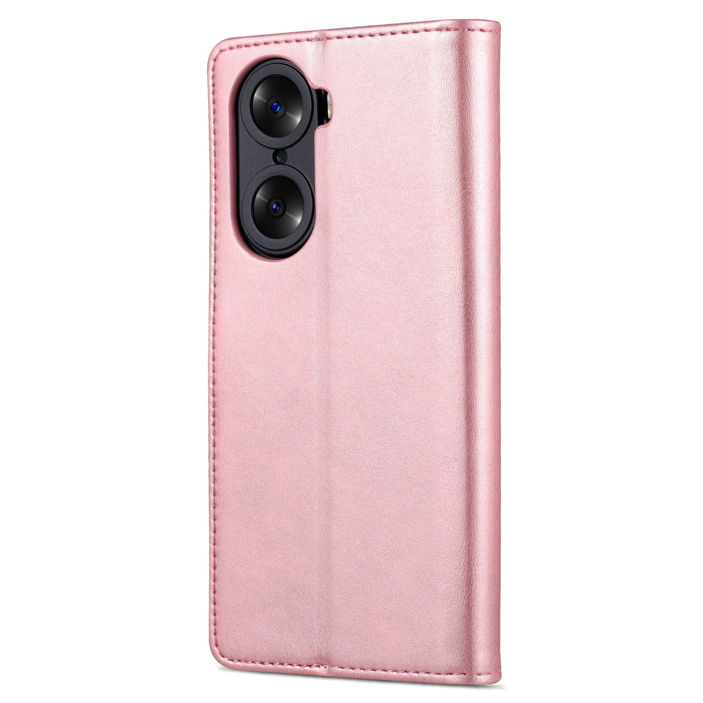 AZNS for Honor 60 Well-protected Anti-fall PU Leather Wallet Stand Mobile Phone Case Cover
