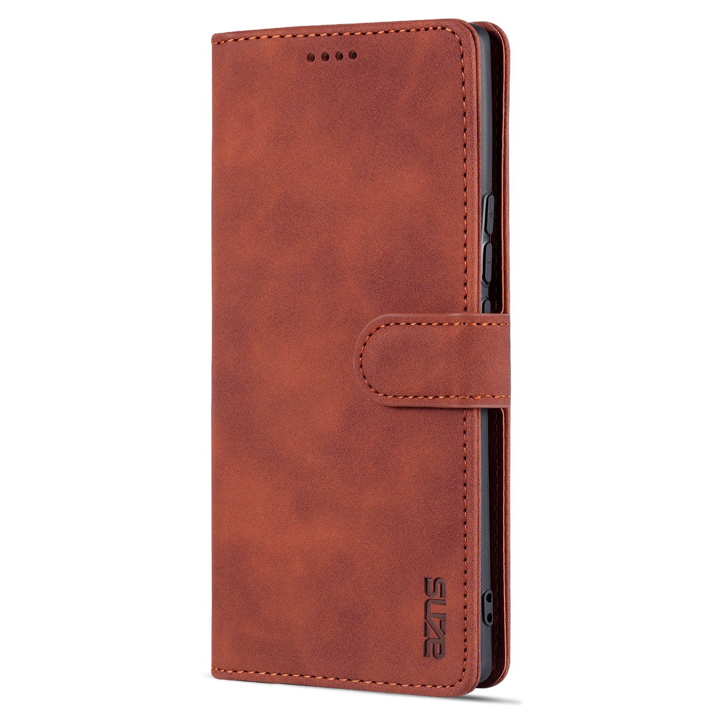 AZNS for Honor 60 Well-protected Anti-fall PU Leather Wallet Stand Mobile Phone Case Cover