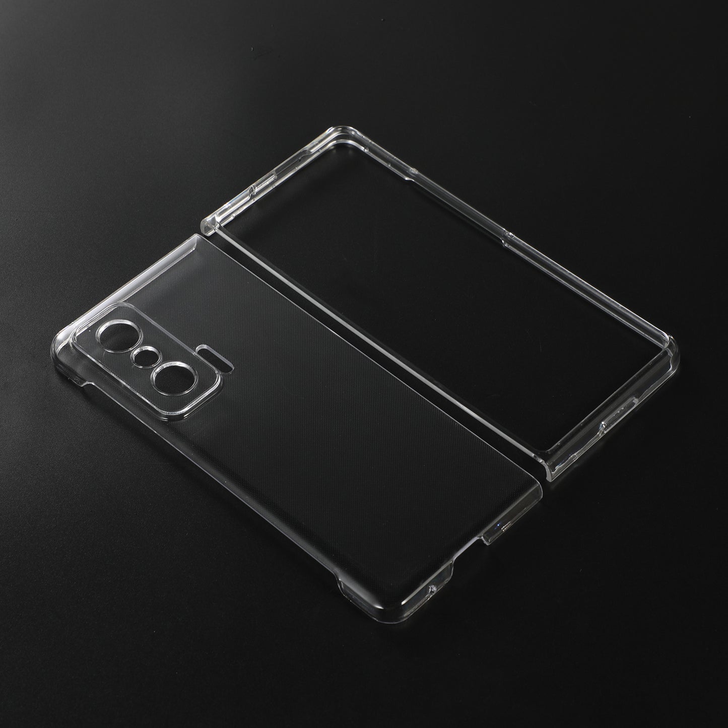 For Honor Magic V Anti-scratch Shockproof Hard PC Protective Cover Transparent Folding Cell Phone Case