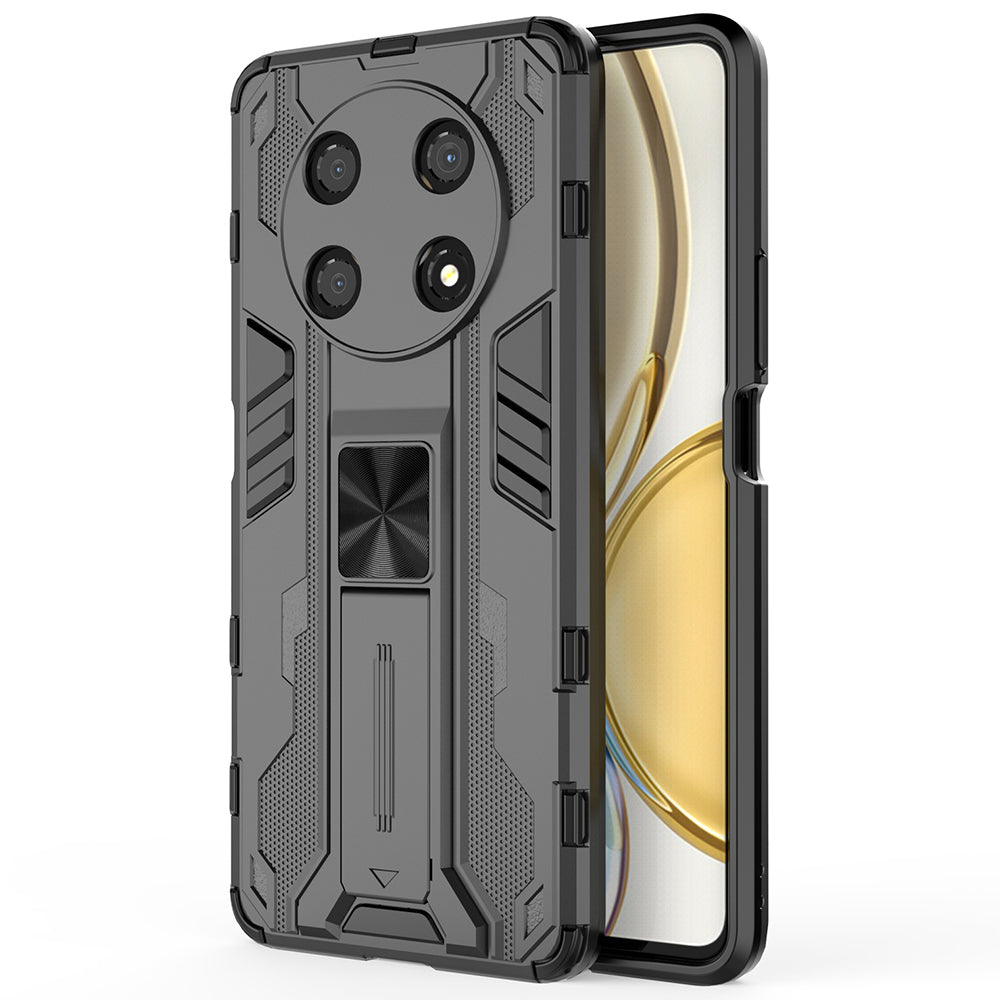 For Honor X30 / X9 5G / Magic 4 Lite 5G Shockproof Soft TPU Hard PC Mobile Phone Case Shell with Kickstand