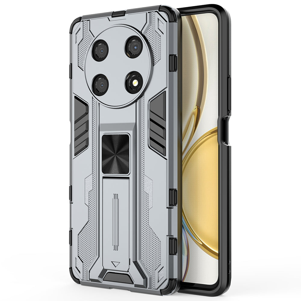 For Honor X30 / X9 5G / Magic 4 Lite 5G Shockproof Soft TPU Hard PC Mobile Phone Case Shell with Kickstand
