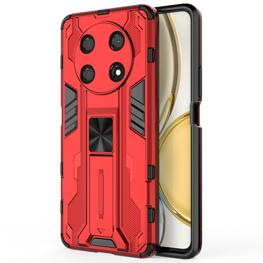 For Honor X30 / X9 5G / Magic 4 Lite 5G Shockproof Soft TPU Hard PC Mobile Phone Case Shell with Kickstand