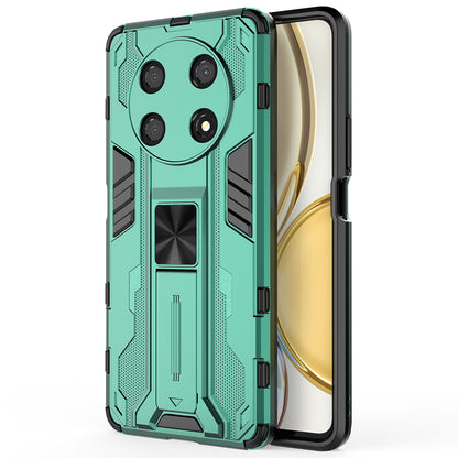 For Honor X30 / X9 5G / Magic 4 Lite 5G Shockproof Soft TPU Hard PC Mobile Phone Case Shell with Kickstand