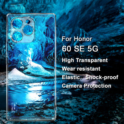 IMAK UX-5 Series for Honor 60 SE 5G Back Case, Crystal Clear Soft TPU Wear-resistant Anti-Scratch Mobile Phone Cover