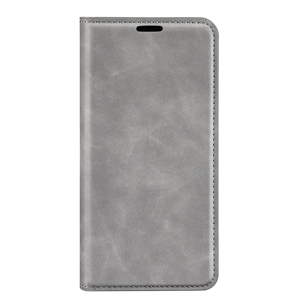 For Honor 60 Skin-touch Feeling PU Leather Flip Wallet Cover Stand Magnetic Adsorption Shockproof Folio Book Case