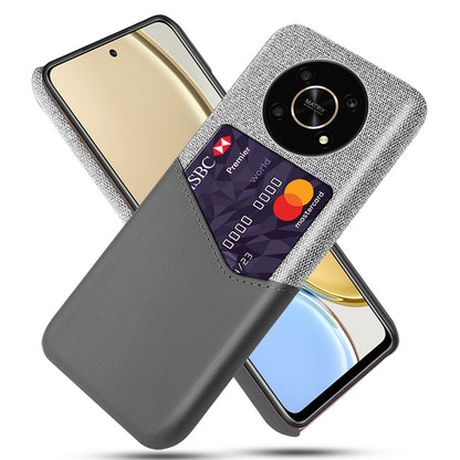 For Honor X30/X9 5G/Magic 4 Lite 5G Mobile Phone Protective Case Soft Cloth + PC + PU Leather Back Cover with Card Slot Holder