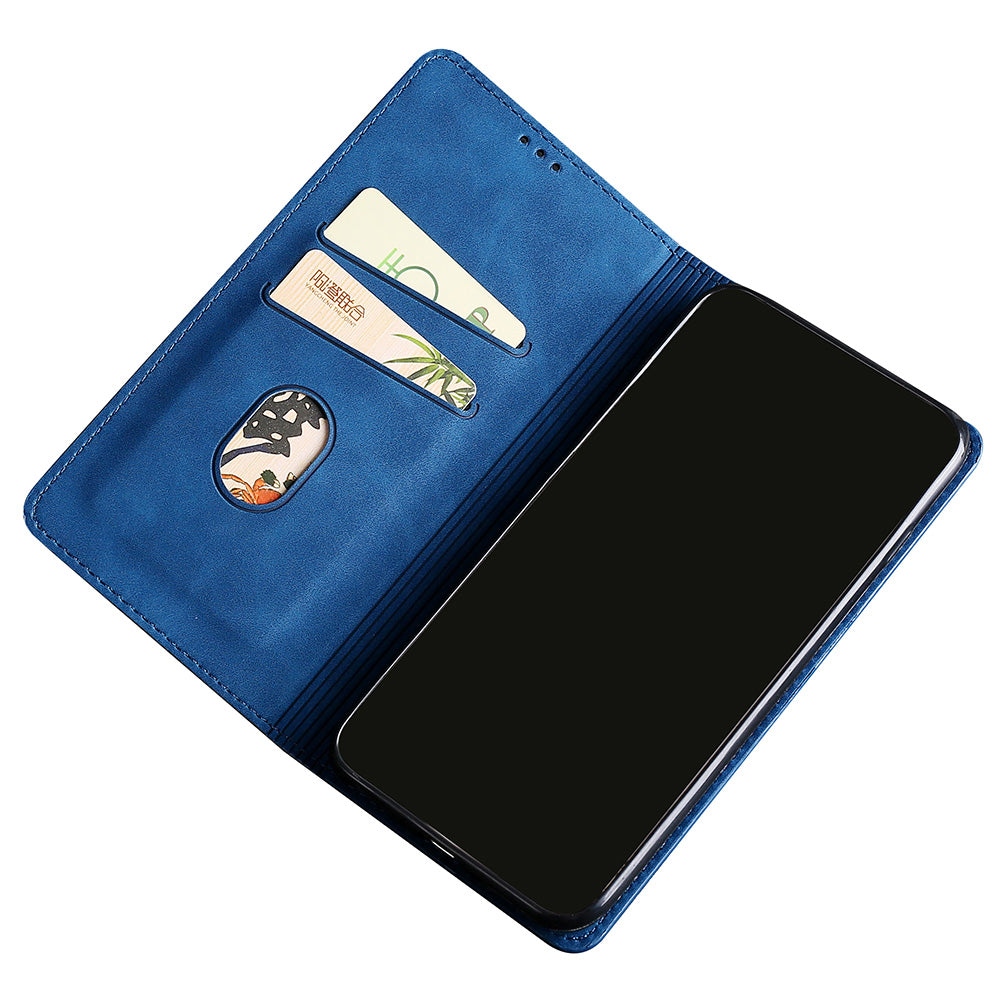 For Honor X30/X9 5G/Magic 4 Lite 5G Auto-absorbed Magnetic Shockproof Skin-touch Feeling Case PU Leather Stand Anti-scratch Mobile Phone Cover