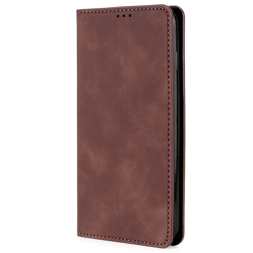 For Honor X30/X9 5G/Magic 4 Lite 5G Auto-absorbed Magnetic Shockproof Skin-touch Feeling Case PU Leather Stand Anti-scratch Mobile Phone Cover