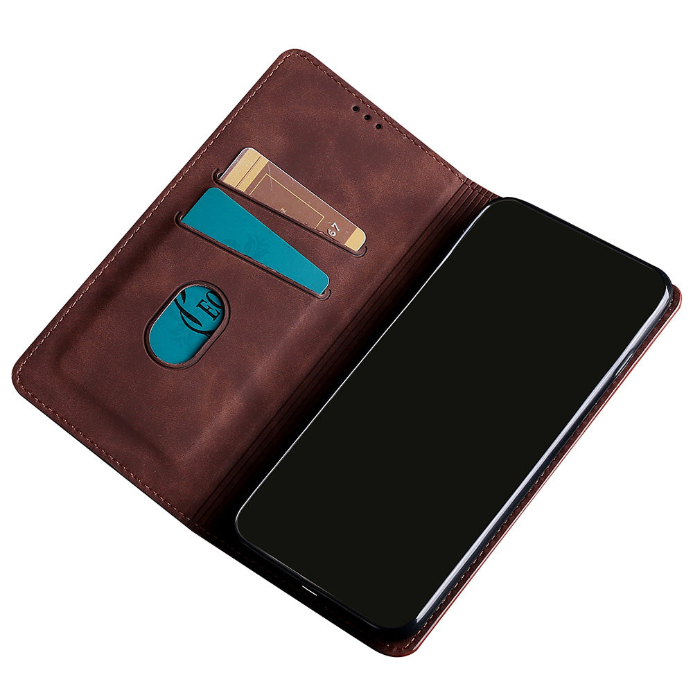 For Honor X30/X9 5G/Magic 4 Lite 5G Auto-absorbed Magnetic Shockproof Skin-touch Feeling Case PU Leather Stand Anti-scratch Mobile Phone Cover