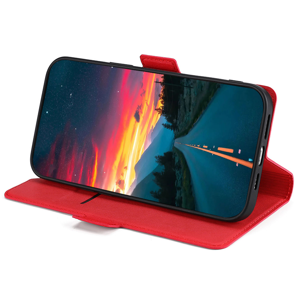 Ultra-thin Card Holder Leather Case for Honor X30/X9 5G/Magic 4 Lite 5G, Side Double Magnetic Clasp Stand Phone Cover