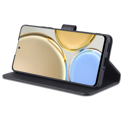 AZNS PU Leather Phone Case for Honor X30 / X9 5G / Magic 4 Lite 5G Supporting Stand Anti-dust Shockproof Phone Cover Wallet