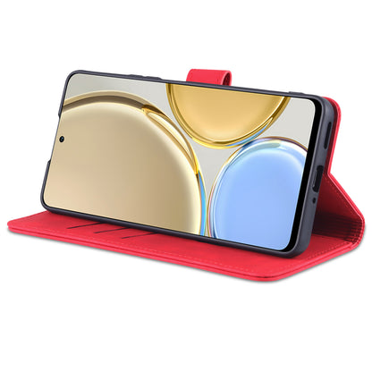 AZNS PU Leather Phone Case for Honor X30 / X9 5G / Magic 4 Lite 5G Supporting Stand Anti-dust Shockproof Phone Cover Wallet